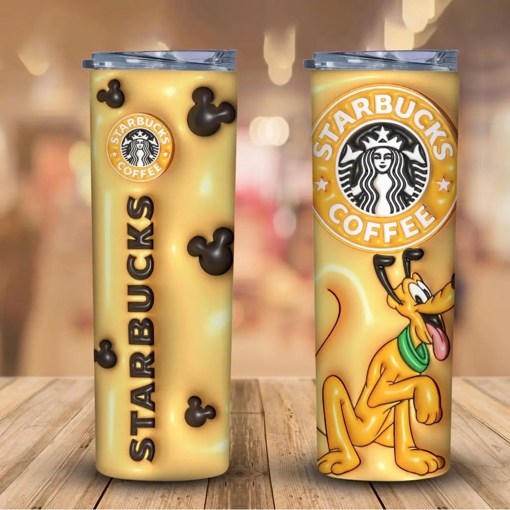 Disney starbucks tumbler Pluto/Mickey/Minnie/goofy/daisy/Donald